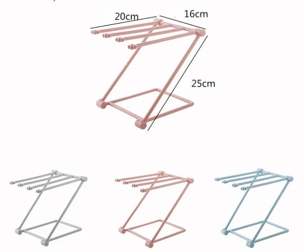 Foldable dishcloth organizer