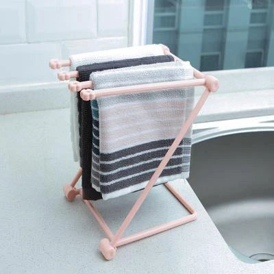 Foldable dishcloth organizer