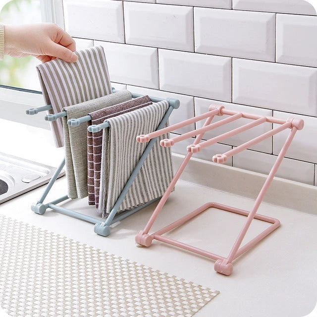 Foldable dishcloth organizer