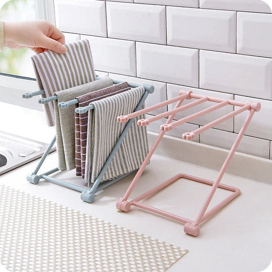Foldable dishcloth organizer